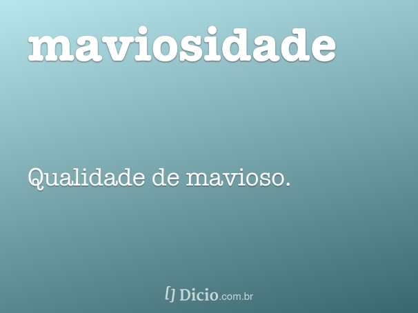 maviosidade